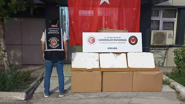 Değeri 274 milyon TL'yi aşan makaron ve üretim malzemeleri ele geçirildi