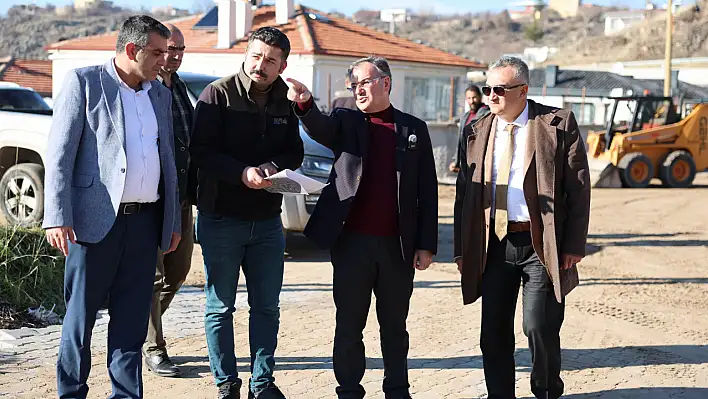 Hacılar'da Yol Çalışmaları Devam Ediyor