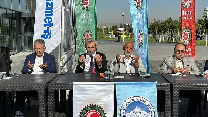 HAK-İŞ İl Başkanı Yavuz Navruz: Kayseri'den Yükselen Ses Gazze'de Yankılanacak