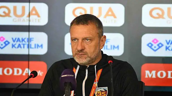 Kayserispor'da Hari Vukas, maç sonunda neler söyledi?