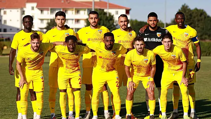 Kayserispor hazırlık maçında kazandı