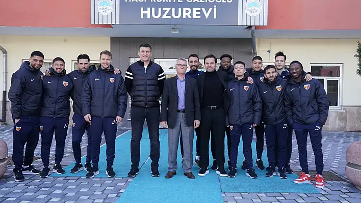 Helal olsun size! Kayserispor'dan anlamlı ziyaret...