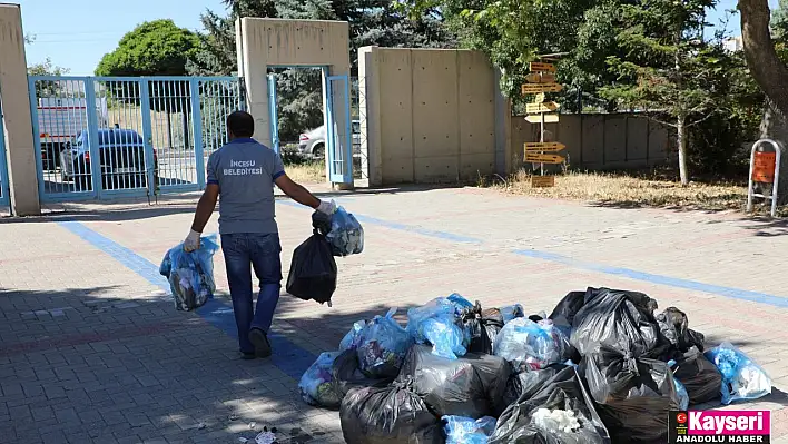 İncesu Belediyesi'nden geri dönüşümle doğaya katkı