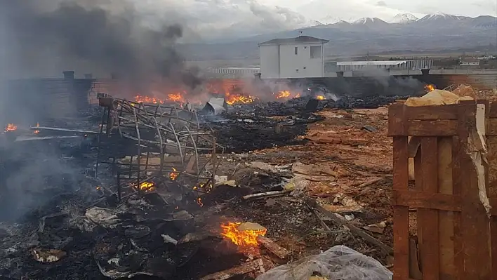 İncesu'da korkutan yangın!