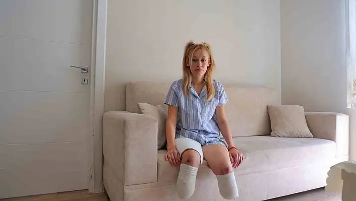 Şoförsüz tır sebebiyle iki bacağını kaybetti