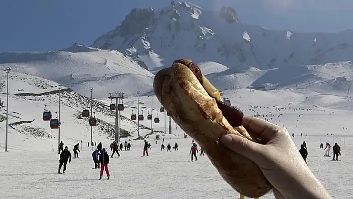 İşte Erciyes'teki sucuk ekmek fiyatları