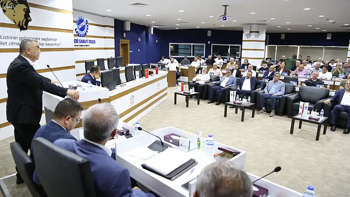 İşte KAYSO Temmuz Ayı Meclis Toplantısı'nın gündemi...