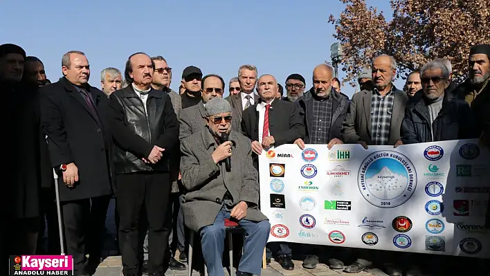 İsveç'te Kur'an-ı Kerim'in yakılması Kayseri'de protesto edildi