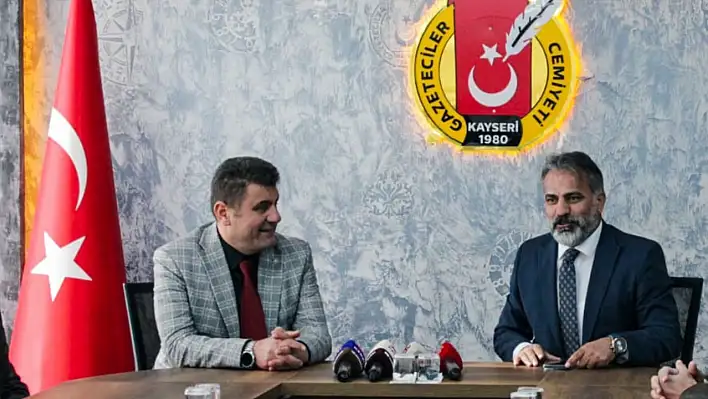 İYİ Parti Kayseri Adayı Cengiz'den basına teşekkür ziyareti