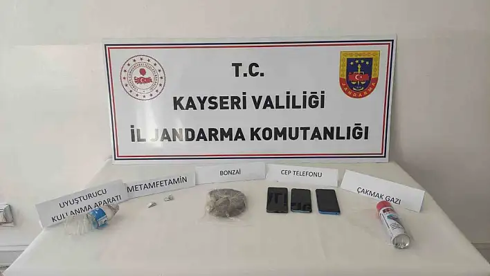 Kayseri'de Jandarma'dan narkotik operasyon!