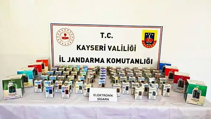 Kayseri'de Elektronik Sigara Operasyonu