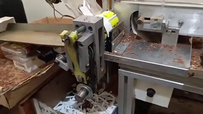 Sivas'ta kaçak sigara üretim atölyesine baskın