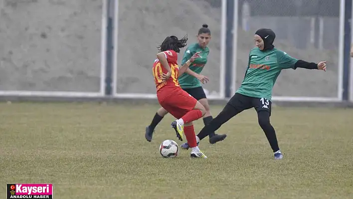 Kadınlar 1. Futbol Ligi: Kayseri Kadın Futbol: 0 - Kocaeli Kadın Futbol: 0