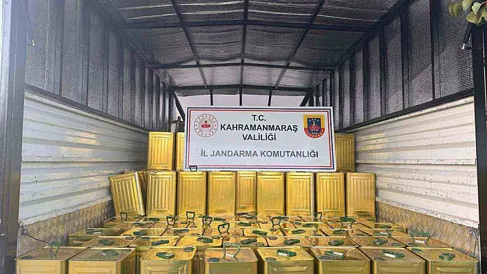Kahramanmaraş'ta teneke teneke sahte zeytinyağı ele geçirildi!