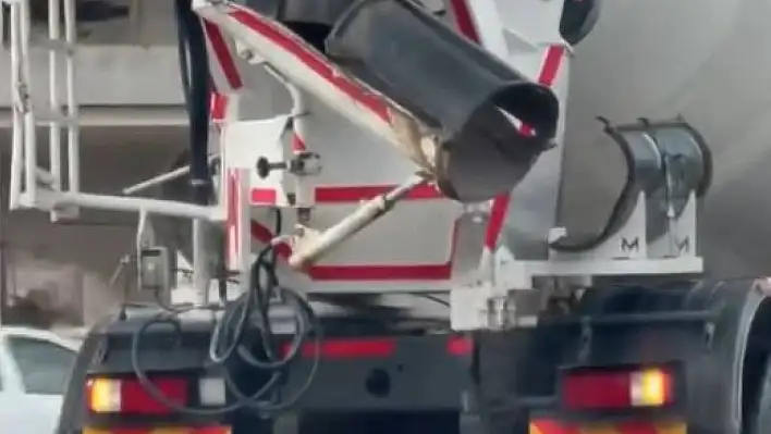 Kahramanmaraş'ta beton mikserine binlerce liralık ceza!