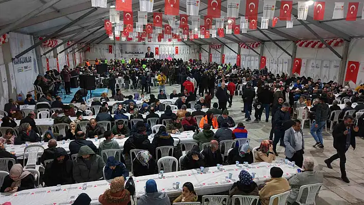 Binlerce kişi gönül sofrasında buluştu!