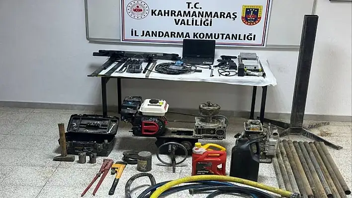 Kahramanmaraş'ta define operasyonunda 10 kişi yakalandı
