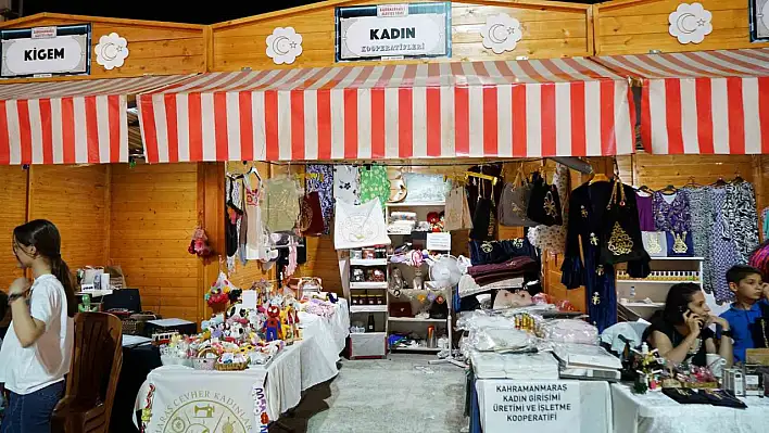 Kahramanmaraş'ta kadınların el emekleri görücüye çıktı!