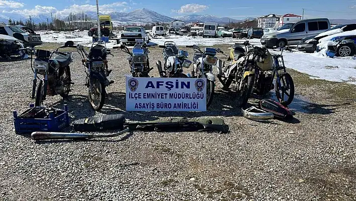 7 Motosikletin Hırsızlığına 2 Gözaltı