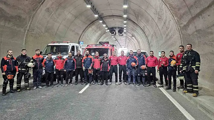 GöksunTünelinde Gerçekçi Kaza Tatbikatı