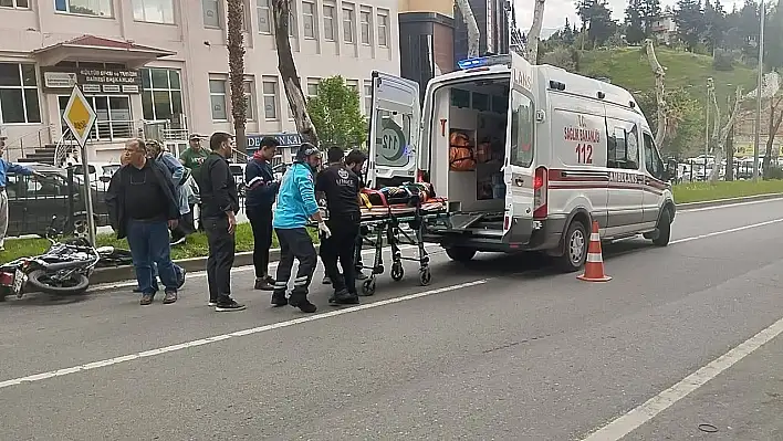 Kahramanmaraş'ta yayaya motosiklet çarptı!