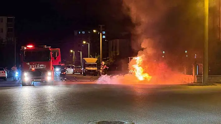 Kahramanmaraş'ta otomobil hurdaya döndü