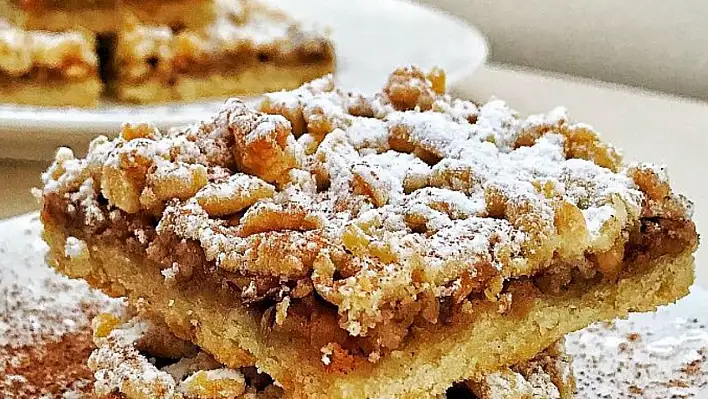 Kahve yanı tarifleri - Borcamda elmalı kurabiye