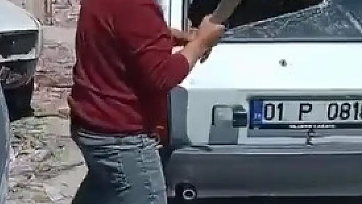 Kaportacıya kızdı ortalığı birbirine kattı
