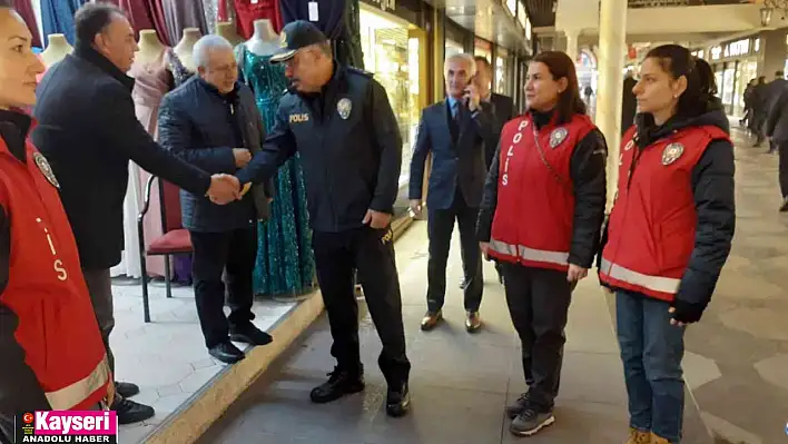 Karabörk, güven timlerini denetledi, esnaf ziyaret etti