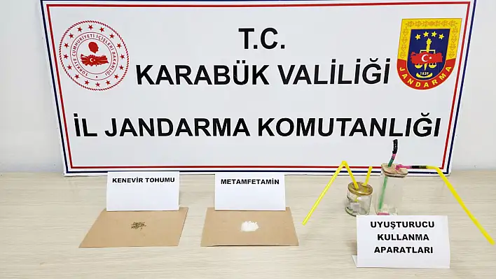 Karabük'te uyuşturucu operasyonu!