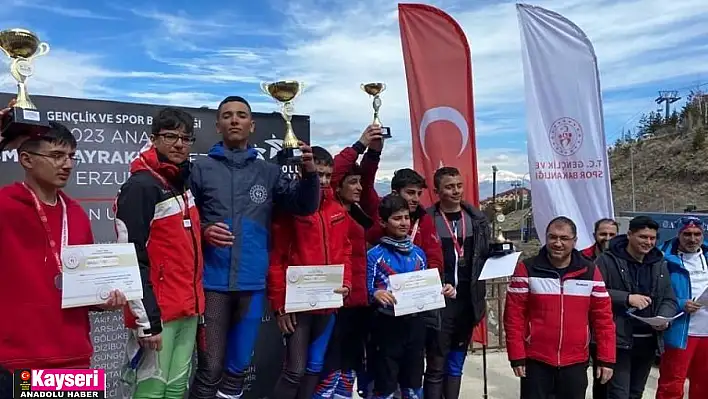 Kayseri takımı Kayak Anadolu Yıldızlar Ligi'nde şampiyon