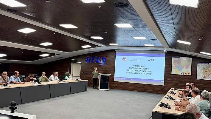 Kayseri 23 Eylül'de alarma geçecek! Kocasinan'da kritik tarih öncesi son toplantı gerçekleştirildi...