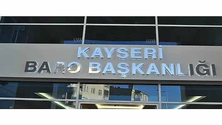 Kayseri Barosu Başkanlığı'na o isim aday!