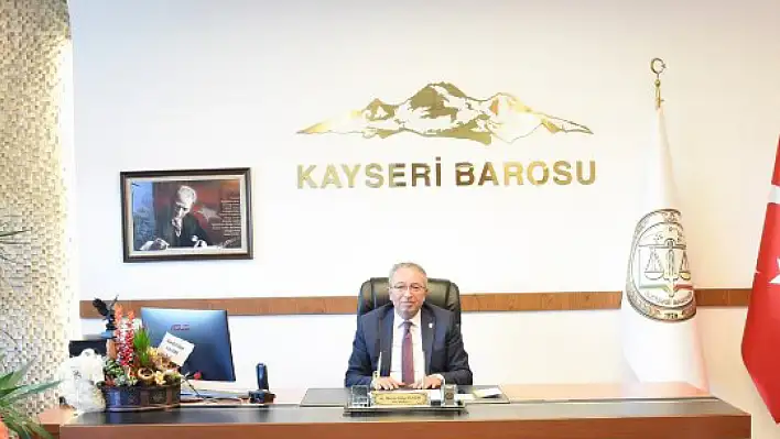 Kayseri Barosu'ndan 5 Aralık açıklaması