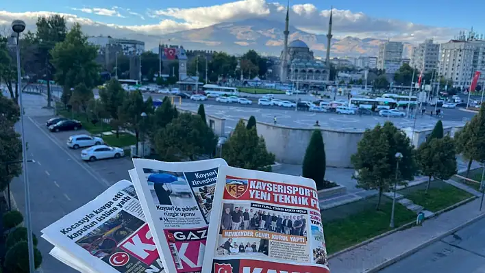 Kayseri basını 8 Ekim Çarşamba gününe böyle başladı – İşte öne çıkan manşetler!