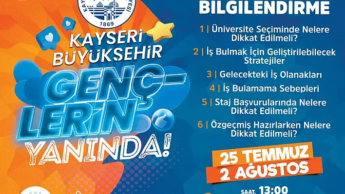 Kayseri'de gençlere özel konferans