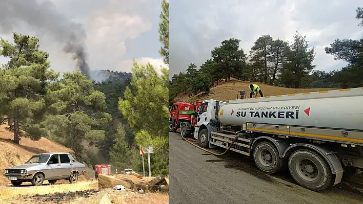 Kayseri Büyükşehir'den Kahramanmaraş yangınına destek!