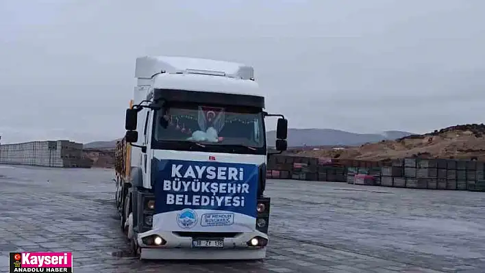 Büyükşehir'den Malatya Darende Belediyesi'ne parke desteği