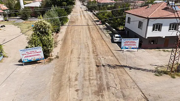 Kayseri Büyükşehir'den Yeşilhisar'a 10 milyon TL'lik yatırım!