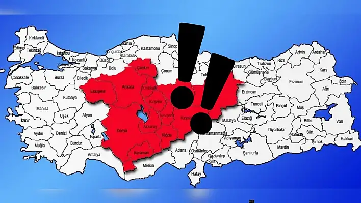 Kayseri ''Büyükşehir'' olarak komşularının gerisinde kaldı! Haritadaki tablo şaşırttı