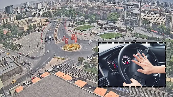 Kayseri Cumhuriyet Meydanı'nda korna sesleri: Her geçen dakika artıyor!