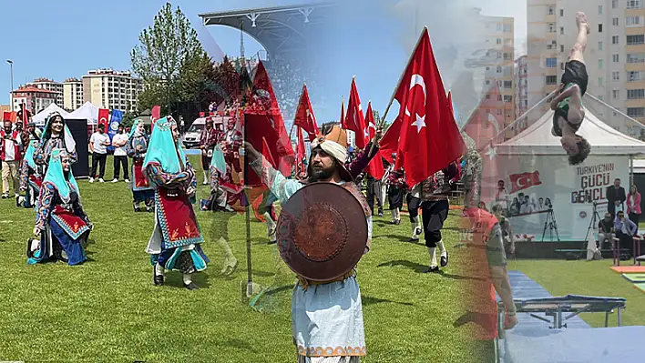 Kayseri'de 19 Mayıs renkli görüntülere sahne oldu!
