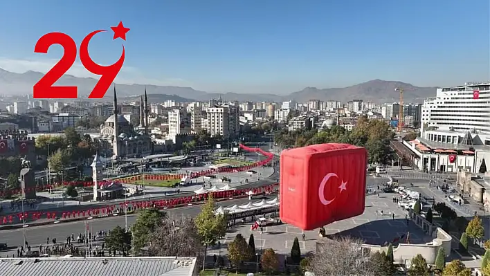 Kayseri'de 29 Ekim Cumhuriyet Bayramı tören detayları belli oldu!