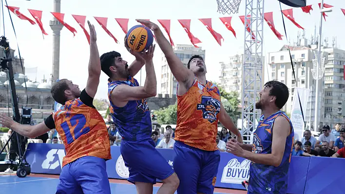 Kayseri'de 3x3 basketbol fırtınası: İspanya bileti ve para ödülü için parkedeler!