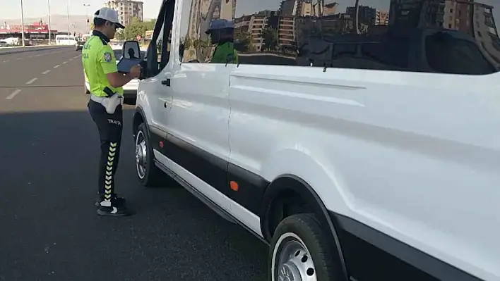 Kayseri'de 403 araca ceza uygulandı!
