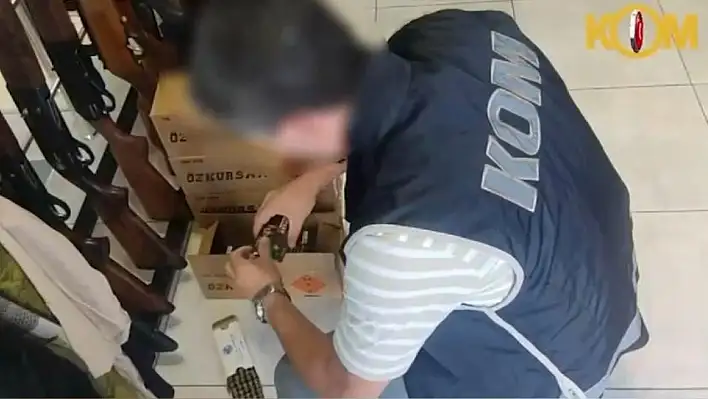 Kayseri'de 5 bin 650 fişek ele geçirildi