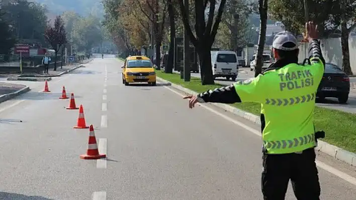 Kayseri'de 52 araç trafikten men edildi