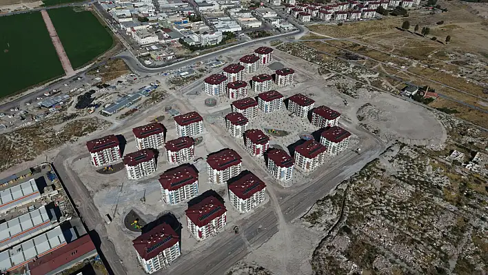 Kayseri'de 624 konutluk kentsel dönüşüm projesinde sona yaklaşıldı