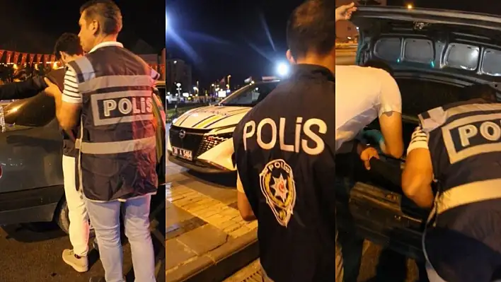 Kayseri'de 63 noktada uygulama yapıldı: Aranan 74 kişi yakalandı