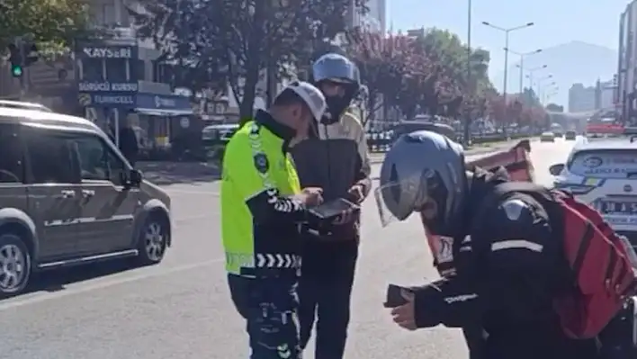 Kayseri'de 7 araç trafikten men edildi!